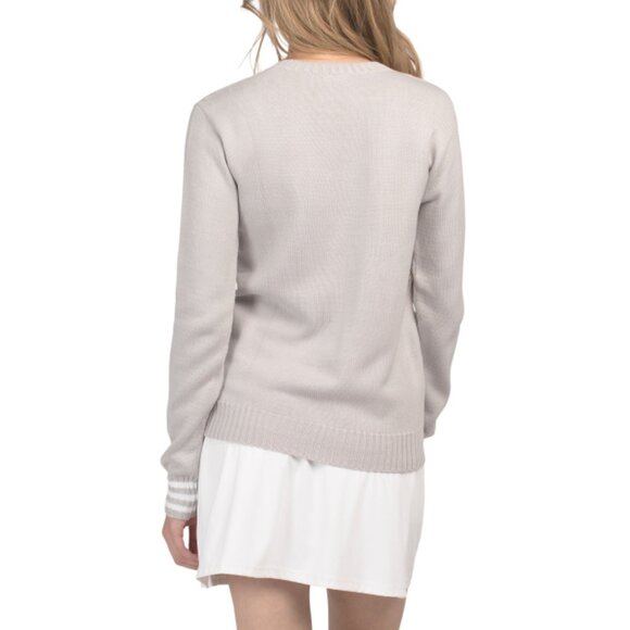 THE BUBBLE Light Grey Pickleball Sweater - Picture 2 of 2